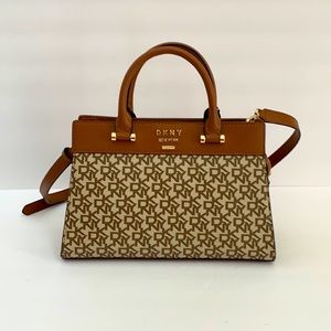 DKNY-NEW YORK-AVA LOGO SATCHEL